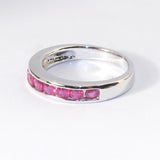 14kt Channel Set Ruby Band