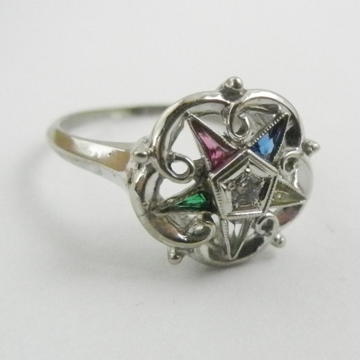 10kt Vintage Eastern Star Ring – Gold Works USA