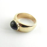 14kt Green Tourmaline Cabochon Ring Made to Order