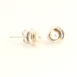 Orbit White Pearl Earrings