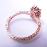 14kt Rose Gold & Diamond Engagement Ring