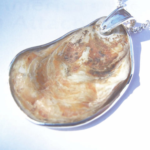 Sterling Silver & Shell Pendant