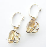 14kt Yellow Gold & Citrine Earrings