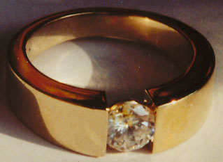 Floating Diamond Ring