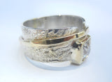 Moonscape Ring Mounting can hold 1.20ct Cushion Cut Diamond or Gemstone Made to Order