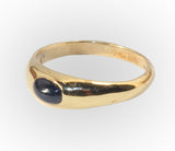 18kt Oval Sapphire Ring Made to Order