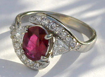 Ruby and Daimond Ring