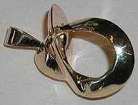 LCP-1 — 14 kt yellow gold convoluted gold design