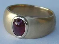 WS-1 — Bezel set ruby cabachon. Starts around $450.00