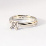 14kt Solitaire Mounting for a .65ct Diamond