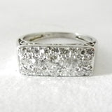 Vintage Filagree Ring with 23 Diamonds