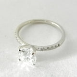 14kt Solitaire Round Diamond Engagement Ring