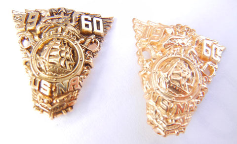 14kt Gold Replicated Badge