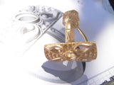 Art Deco Style Gold & Diamond Ring