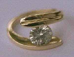 Bypass Diamond Ring
