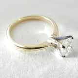 Princess cut .50ct Diamond Solitaire Engagement Ring
