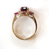 14kt Rhodolite Garnet Ring