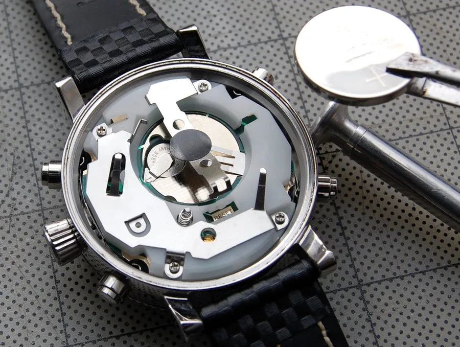 Repair — watch battery replacement